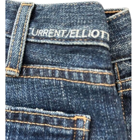 New Current/Elliot "The Fling" Boyfriend Women's Jeans size 27 Blue Denim E42 - Picture 6 of 11